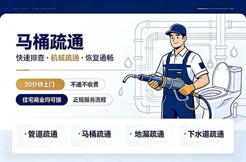 周至马桶疏通