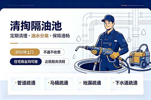 周至清掏隔油池